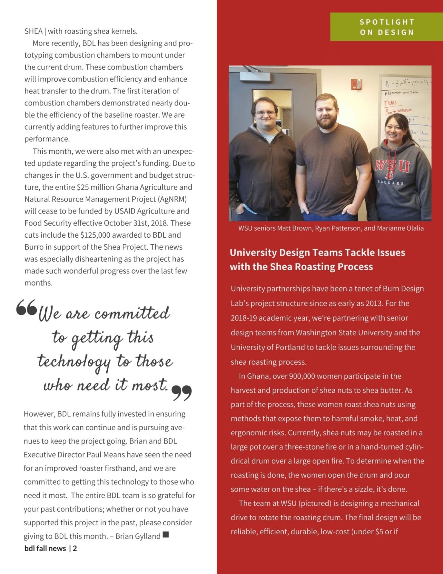 Bdl Fall 2018 Newsletter 2