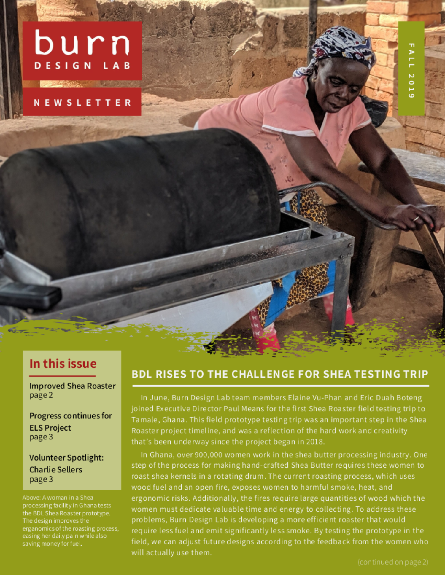 Bdl Fall 2019 Newsletter Pg 1