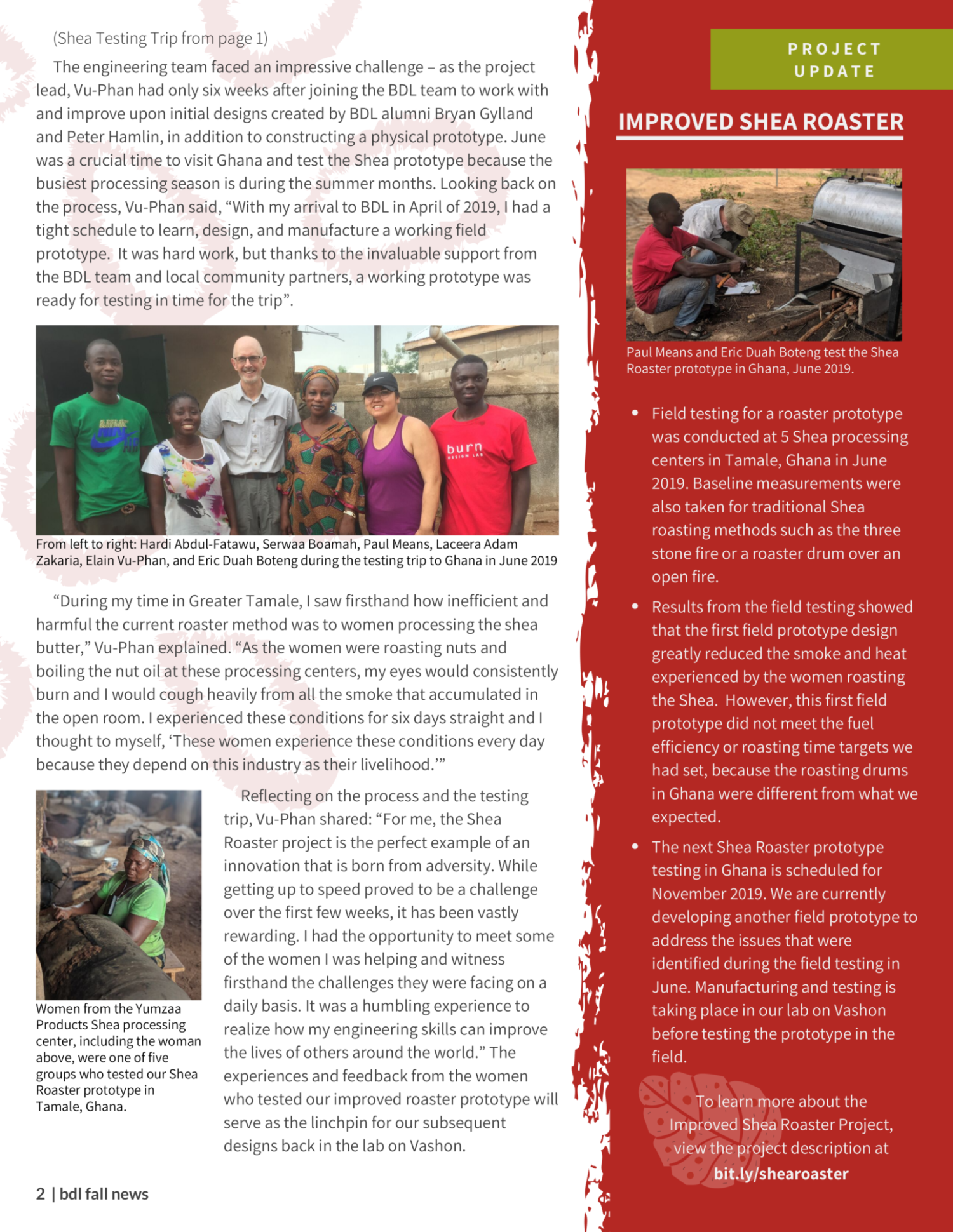 Bdl Fall 2019 Newsletter Pg 2