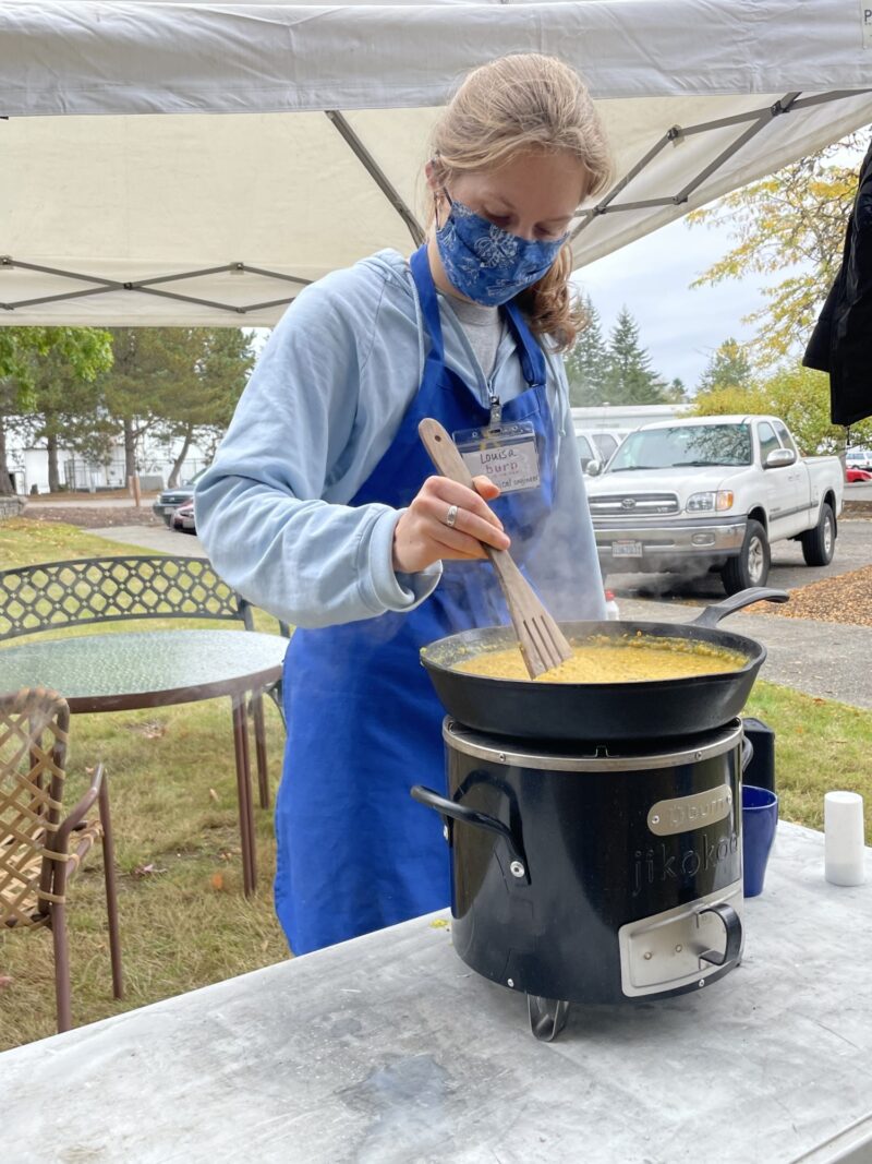 Louisa Cooking